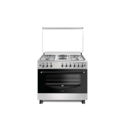 Cuisinière mixte Astech EL42GEL 90x60-6 feux (4 feux à gaz-2 électrique) Ino -four à gaz