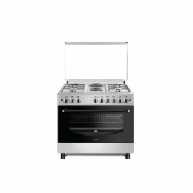 Cuisinière mixte Astech EL42GEL 90x60-6 feux (4 feux à gaz-2 électrique) Ino -four à gaz