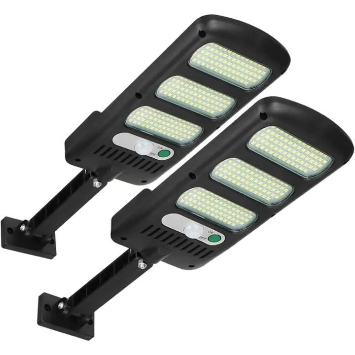 Lampe Solaire Extérieure LED 0.55W – Détecteur de Mouvement – Étanche IP65 – Noir