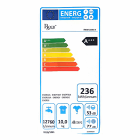 Machine à laver Roch RWM-10SI-H - 10kg - Inverter-GRIS – Image 3