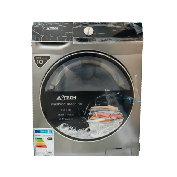Machine à laver Astech MLV10F-M1003-LC - 10kg (Inverter) Machine à laver Astech MLV10F-M1003-LC - 10kg (Inverter)