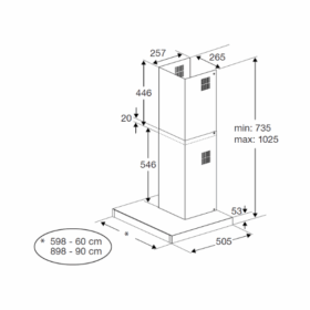 Hotte de cuisine Beko BHCB66641BBHS -60cm – Image 2