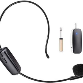 Casque Microphone Sans Fil Unbrand – Amplificateur de Voix + Haut-Parleur Intégré, Idéal pour Enseignement & Présentations – Image 8