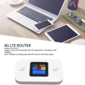 Routeur WiFi Mobile Generic 5G/4G LTE – 300 Mbps, Portable, Carte SIM, Jusqu’à 10 Utilisateurs, Compatible Smartphones & PC – Image 3