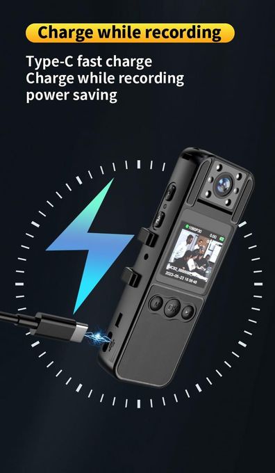 Caméra Corporelle FHD 1080P – Enregistrement Vidéo & Audio + MicroSD 64GB Caméra Corporelle FHD 1080P – Enregistrement Vidéo & Audio + MicroSD 64GB