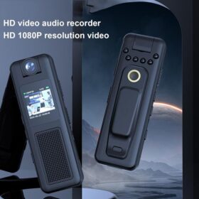 Mini Caméra de Corps HD 180° – Enregistrement Vidéo/Audio avec Vision Nocturne