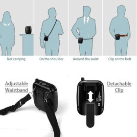 SHIDUS Amplificateur de Voix Portable Sans Fil – Image 4
