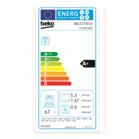 Four encastrable Mixte Beko BIGT21101X - 67L – Image 3