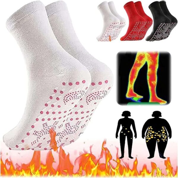 Chaussettes Santé Minceur Auto-Chauffantes - Massage et Confort Chaussettes Santé Minceur Auto-Chauffantes - Massage et Confort