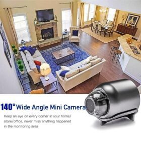 Mini Caméra Cachée Sans Fil Wifi (Pour La Sécurité à Distance + Micro Sd 64 GB) – Image 3
