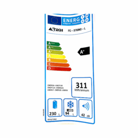 Réfrigérateur combiné avec fontaine ASTECH FC376INL - 324L - 3 Tiroirs (No-Frost) – Image 13