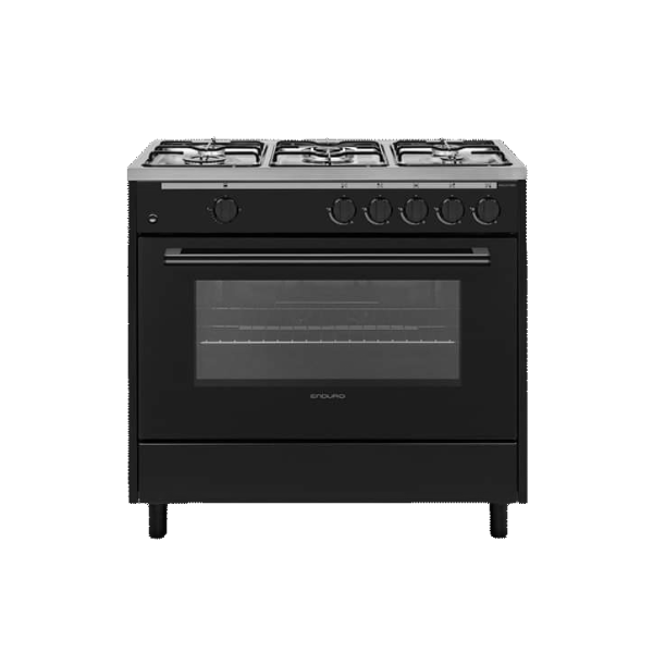 Cuisinière à gaz Enduro RGC900TIBP5 90x60 -5 FEUX