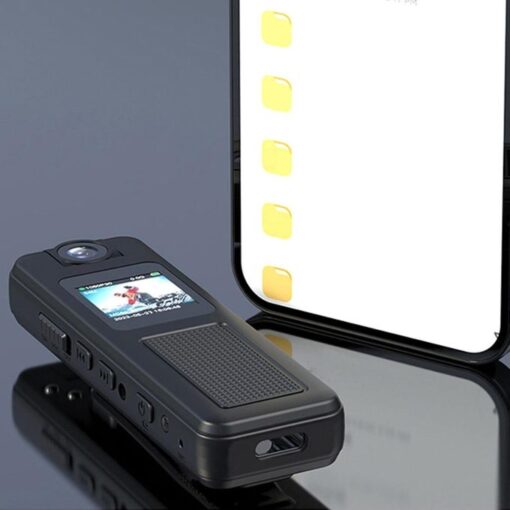 Mini Caméra de Corps HD 180° – Enregistrement Vidéo/Audio avec Vision Nocturne Mini Caméra de Corps HD 180° – Enregistrement Vidéo/Audio avec Vision Nocturne