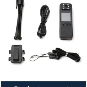 Caméra Corporelle FHD 1080P – Enregistrement Vidéo & Audio + MicroSD 64GB – Image 8
