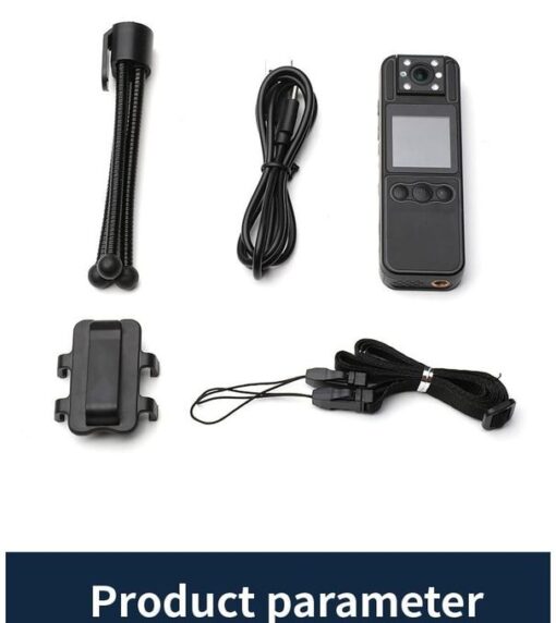 Caméra Corporelle FHD 1080P – Enregistrement Vidéo & Audio + MicroSD 64GB Caméra Corporelle FHD 1080P – Enregistrement Vidéo & Audio + MicroSD 64GB