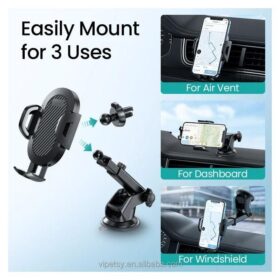 Support Téléphone Universel avec Caméra pour Voiture – Image 6
