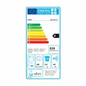 Sèche-linge Candy CSEC9LF 9kG (Séchage par Condensation) – Image 7