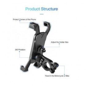Support Téléphone Universel pour Moto Scooter et Vélo (10-18cm) – Image 4