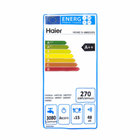 Lave-vaisselle Haier HDWE15-366SS21Q-15 couverts – Image 11