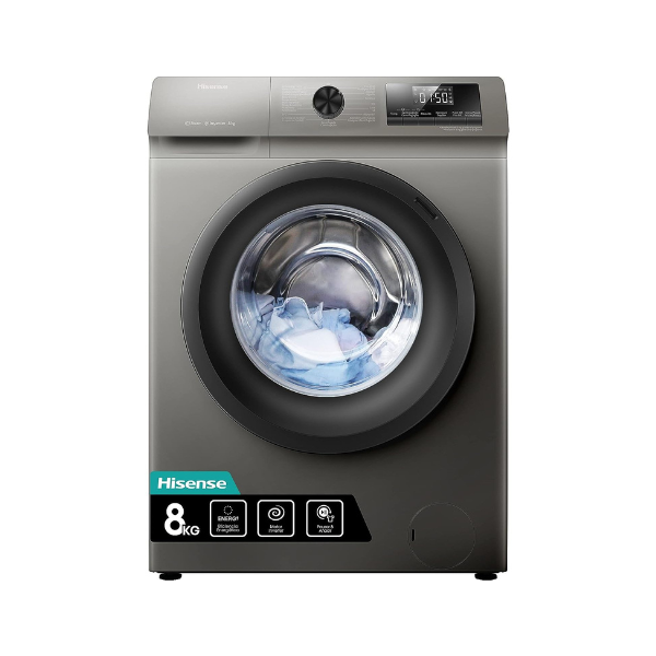 Machine à laver Hisense WFQP8014EVMT - 8kg (Inverter) Machine à laver Hisense WFQP8014EVMT - 8kg (Inverter)