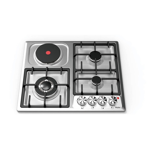 Plaque de cuisson mixte Haier HOB-F60FS - 3 feux (+1 zone électrique)