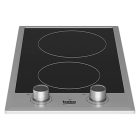 Plaque de cuisson électrique Beko HDCC32200X - 2 foyers- 2900W (Vitrocéramique - Encastrable) – Image 3