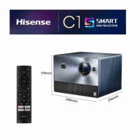Smart Mini Projecteur Hisense - Focale ajustable 65-300″ -C1-Vidaa U – Image 13