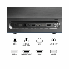 Smart Mini Projecteur Hisense - Focale ajustable 65-300″ -C1-Vidaa U – Image 10