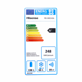 Réfrigérateur combiné Hisense RD-35DC4SA - 264 L-3tiroirs – Image 8