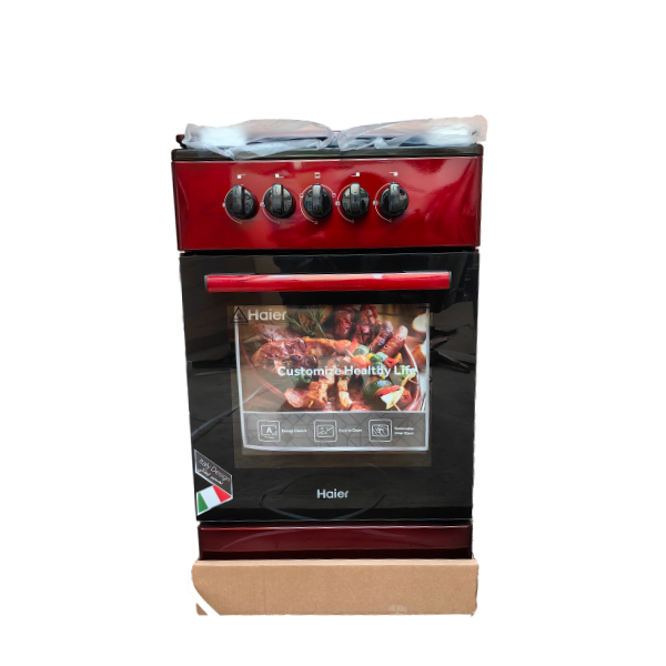 Cuisinière à gaz Haier HCR1040EGR 50x50 - 4 feux Cuisinière à gaz Haier HCR1040EGR 50x50 - 4 feux