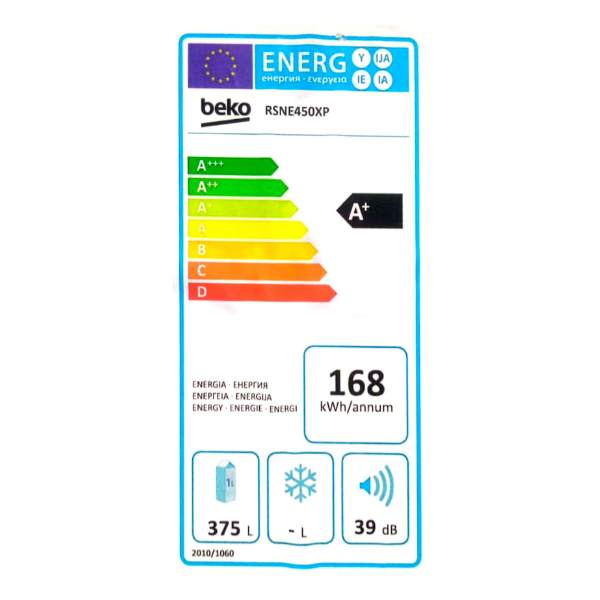 Réfrigérateur Beko RSNE450XP - 375 L Réfrigérateur Beko RSNE450XP - 375 L