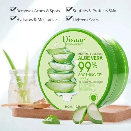 Gel d’Aloe Vera Pur 92% – Hydratant, Anti-acné & Masque Visage – 220 ml