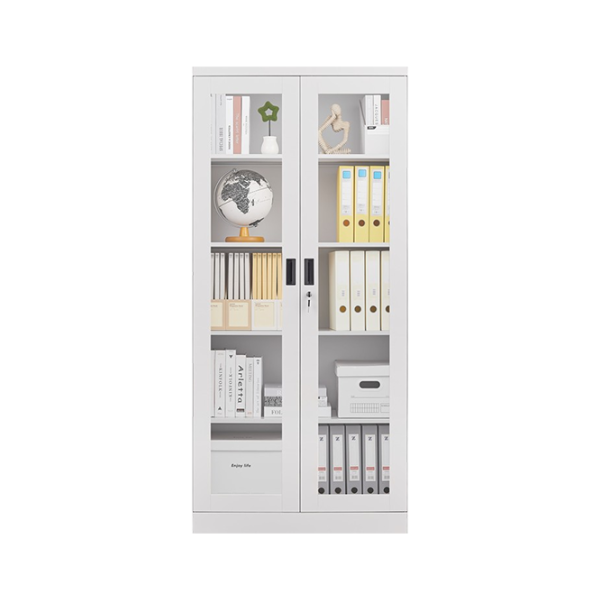 Armoire de bureau métallique - 2 Portes vitrées coulissantes - OZ-CAB103 - Rangement pour bureaux, maisons, écoles, espaces coworking Armoire de bureau métallique - 2 Portes vitrées coulissantes - OZ-CAB103 - Rangement pour bureaux, maisons, écoles, espaces coworking