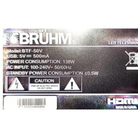Téléviseur Bruhm 50" BTF-50V Smart Tv -Vidaa U – Image 5