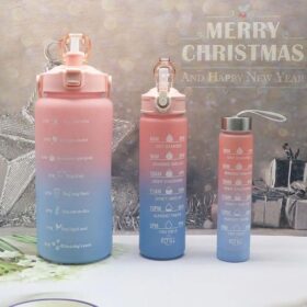 Lot de 3 Bouteilles pour Sport et Musculation