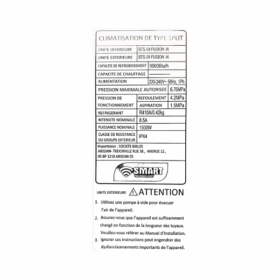 Split Smart Technology STS-09 - 9000 BTU - GAZ 410 – Image 6