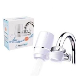 Purificateur d’Eau Robinet Portable – Filtration Céramique – Blanc