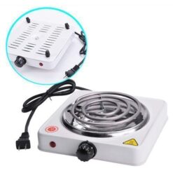Mini Réchaud Électrique Portable – 1000W – Blanc – Chauffe Rapide et Économie d'Énergie