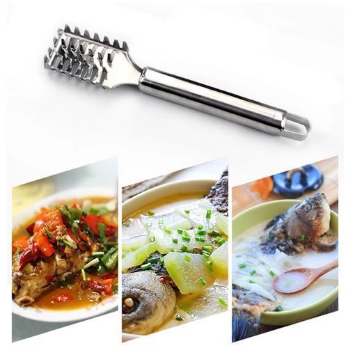 Écailleur de Poisson – Acier Inoxydable – Outil de Cuisine Pratique – 20 cm Écailleur de Poisson – Acier Inoxydable – Outil de Cuisine Pratique – 20 cm
