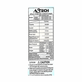 Split Astech AST-24GB41-MA - 24000 BTU – Image 7