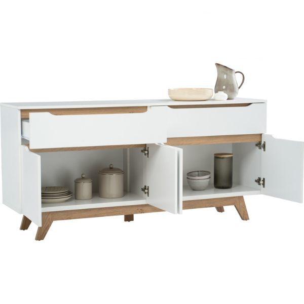 Commode MANDO 1.6M 173/171- 345058 - (4 compartiments) Commode MANDO 1.6M 173/171- 345058 - (4 compartiments)