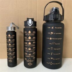 Lot de 3 Bouteilles pour Sport et Musculation