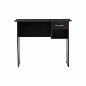 Table de Bureau ECO 3' finition Light Cappuccino 1119027- (1 tiroirs + espace de rangement) – Image 3