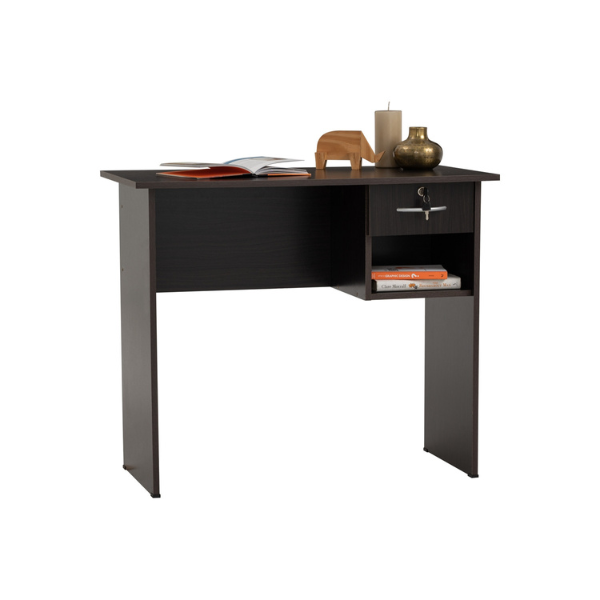 Table de Bureau ECO 3' finition Light Cappuccino 1119027- (1 tiroirs + espace de rangement) Table de Bureau ECO 3' finition Light Cappuccino 1119027- (1 tiroirs + espace de rangement)