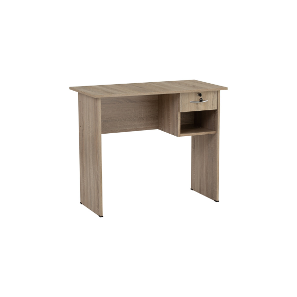 Table de Bureau ECO 3' finition Sonoma 123017 - (1 tiroirs + espace de rangement) Table de Bureau ECO 3' finition Sonoma 123017 - (1 tiroirs + espace de rangement)