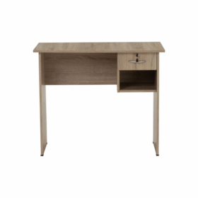 Table de Bureau ECO 3' finition Sonoma 123017 - (1 tiroirs + espace de rangement) – Image 2