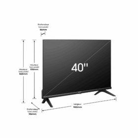 Téléviseur Hisense 40" 40A4K Smart Tv -Vidaa U – Image 6