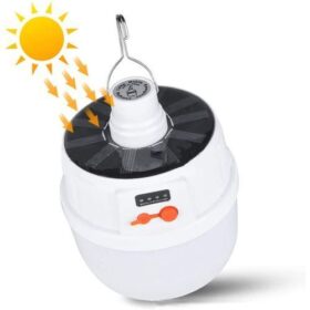 Lampe Solaire LED Rechargeable Portable 2025