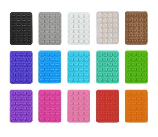 Support téléphone à ventouse pour selfie – Adhésif mural / miroir, mains libres avec porte-cartes Support téléphone à ventouse pour selfie – Adhésif mural / miroir, mains libres avec porte-cartes