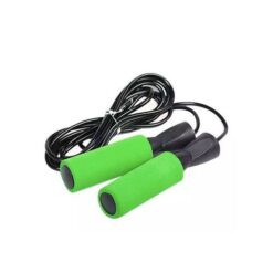 Corde à Sauter Réglable – Vert et Noir – Entraînement Cardio & Fitness – Adulte & Enfant